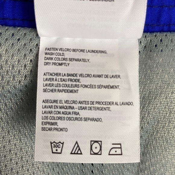 Speedo Flag Laced Front Swim Trunks Men's 36 Black Gray Mesh Lining‎ - Picture 8 of 8